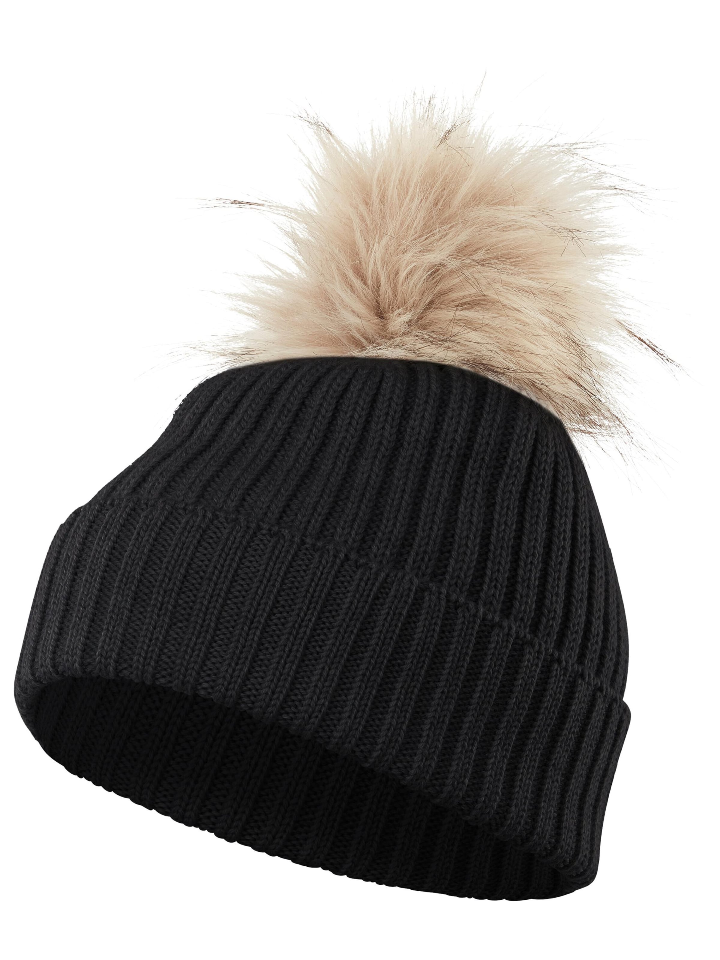 FALKE Mütze‌‌‌‌‌ in Schwarz: Vorderseite