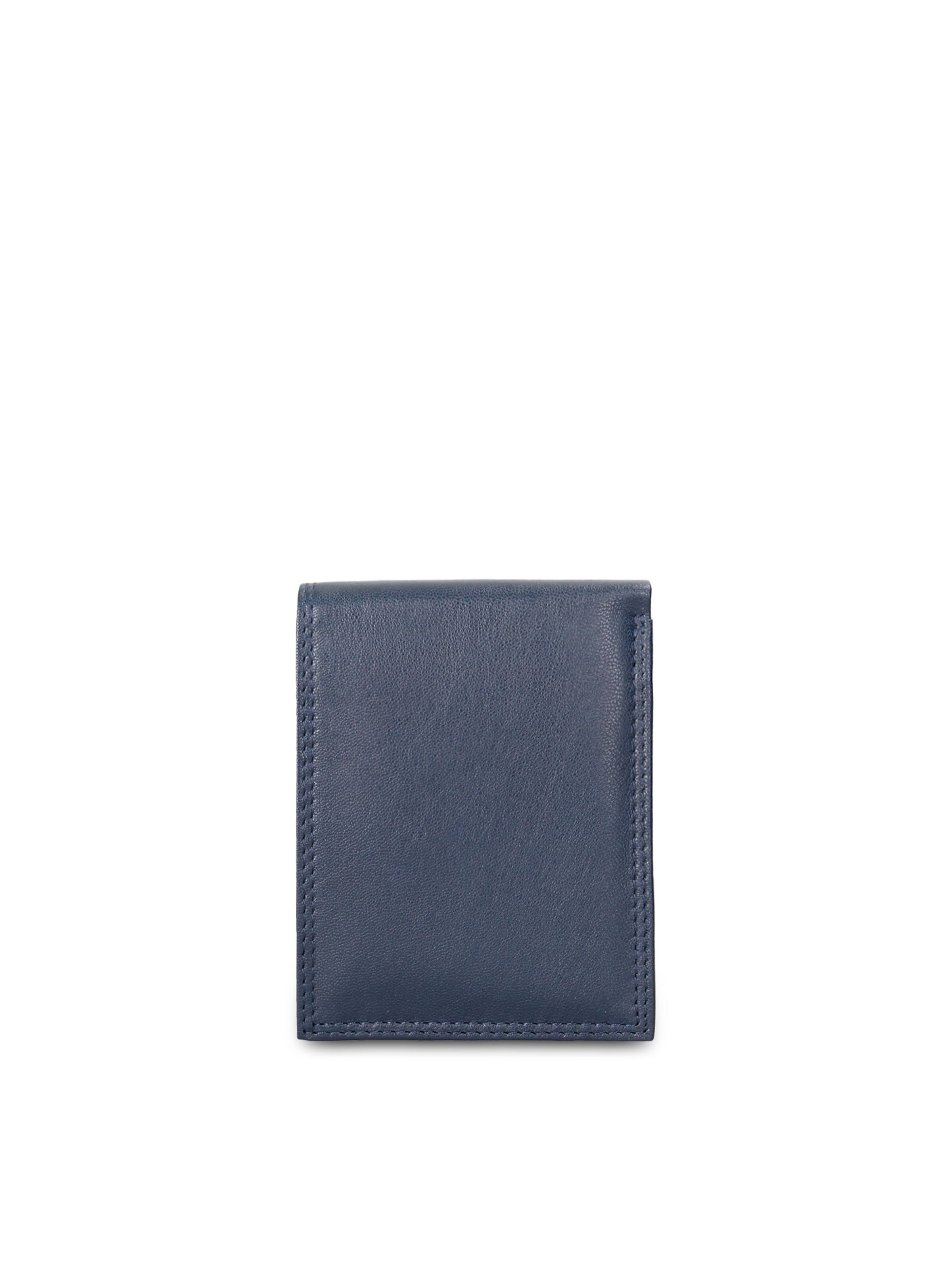 Portamonete 'Portafoglio uomo vera pelle Coveri - Minimalista sfoderato' di Coveri Collection in blu