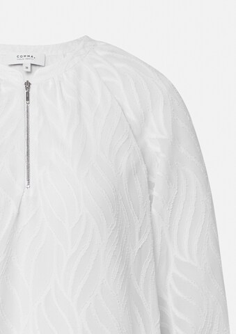 Chemisier comma casual identity en blanc