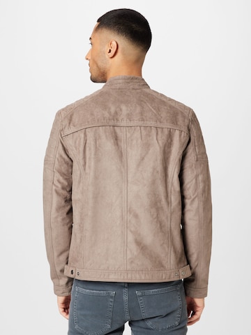 JACK & JONES - Ajuste regular Chaqueta de entretiempo 'Rocky' en marrón