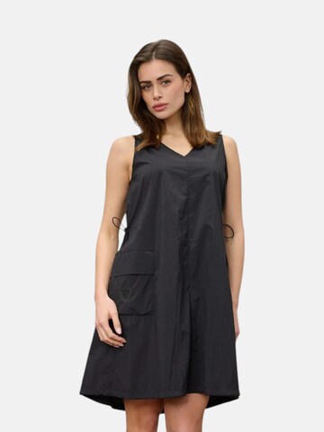 Blauer Cocktailjurk in Zwart