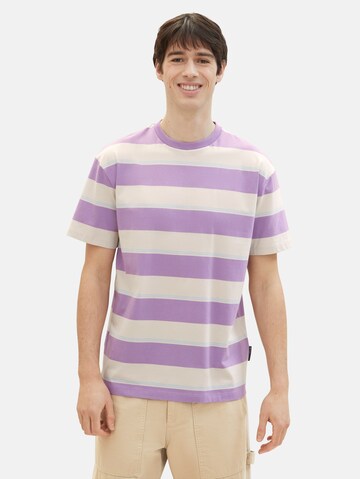 TOM TAILOR DENIM T-shirt i lila: framsida