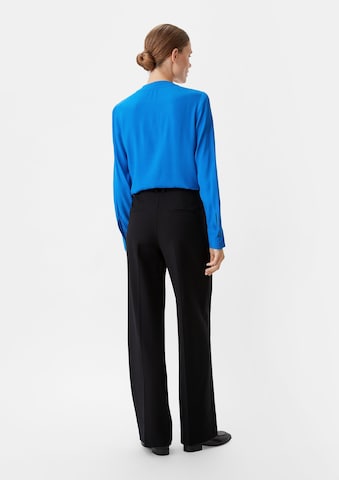 COMMA Blouse in Blue: back