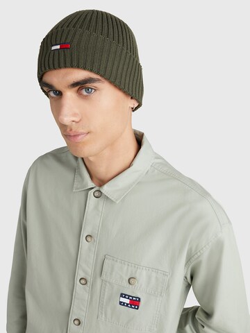 Bonnet 'Flag' Tommy Jeans en vert : devant