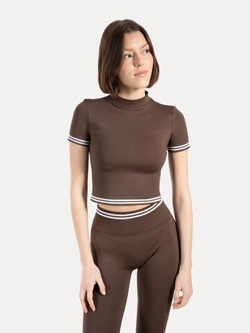 Smilodox Shirt 'Miriel' in Brown: front