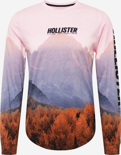 HOLLISTER Camiseta en lila claro / naranja oscuro / rosa / negro, Vista del producto