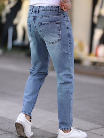 Trendyol - regular Vaquero en azul