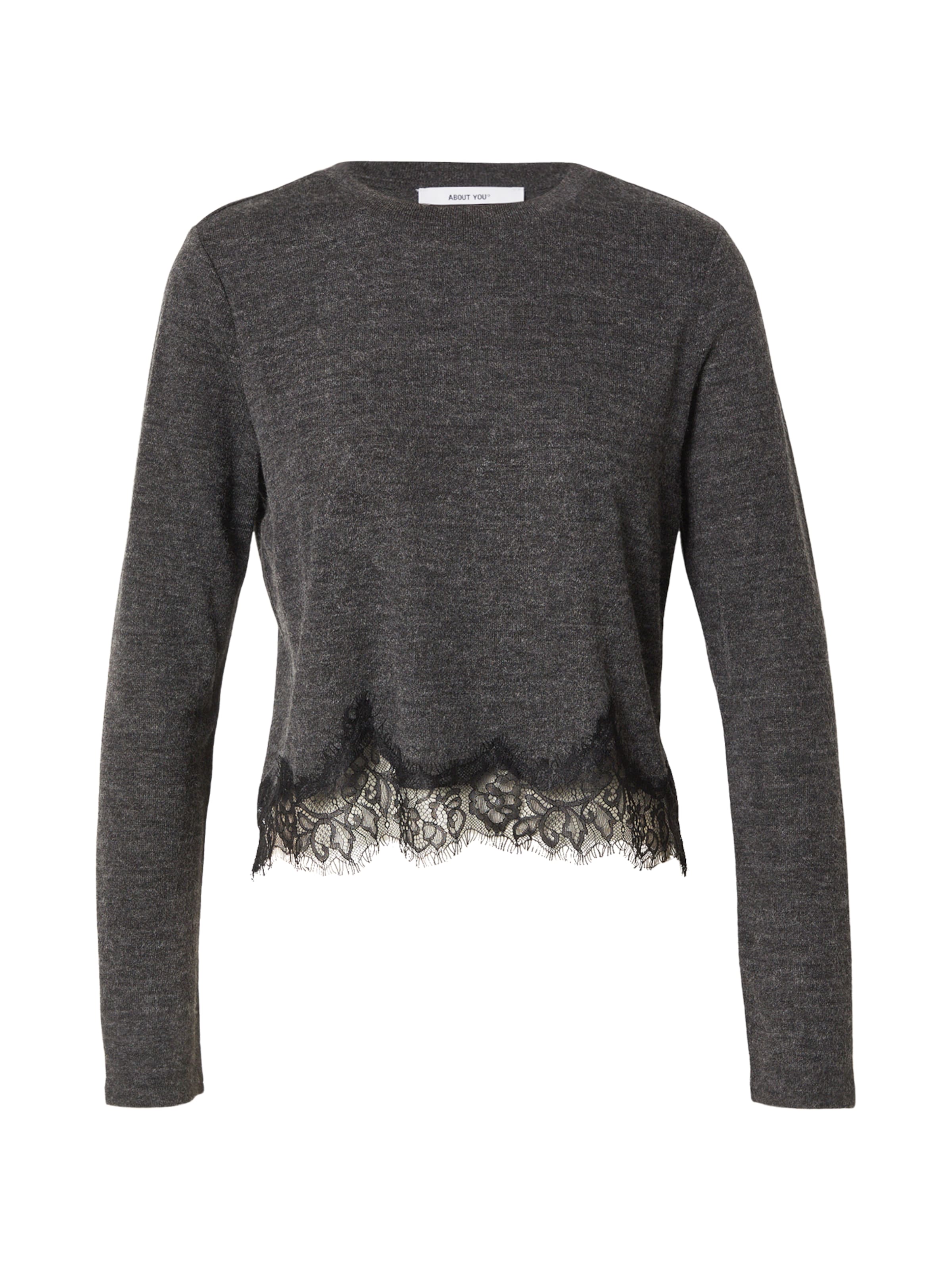 ABOUT YOU Pullover 'Carmina' in Grau: Vorderseite