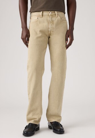 LEVI'S ® Regular Jeans '501' in Beige: front