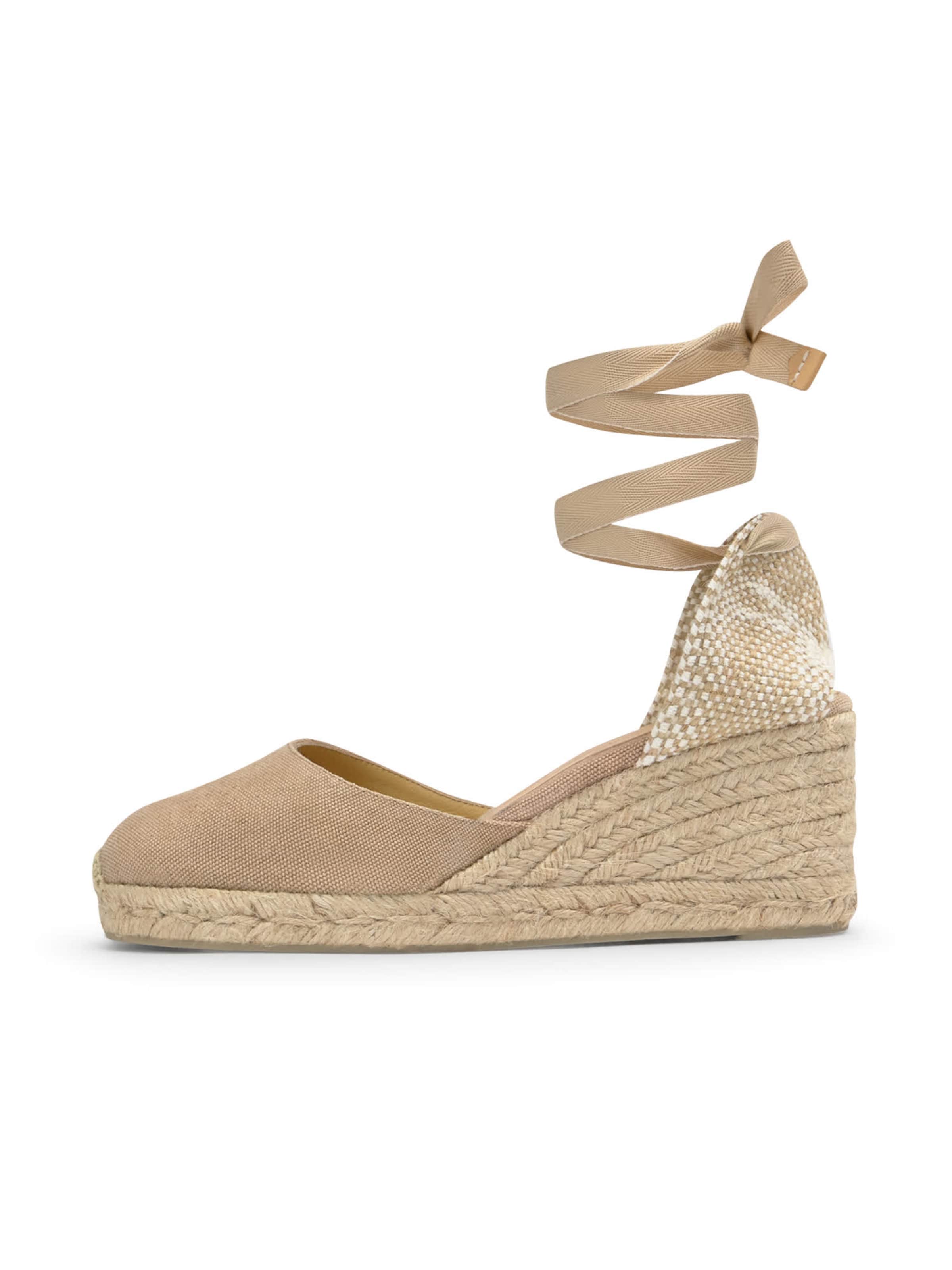 Espadrilles 'CARINA' Castañer en beige : devant