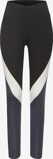 LASCANA ACTIVE Спортивные штаны в Антрацитовый / Белый, Обзор товара