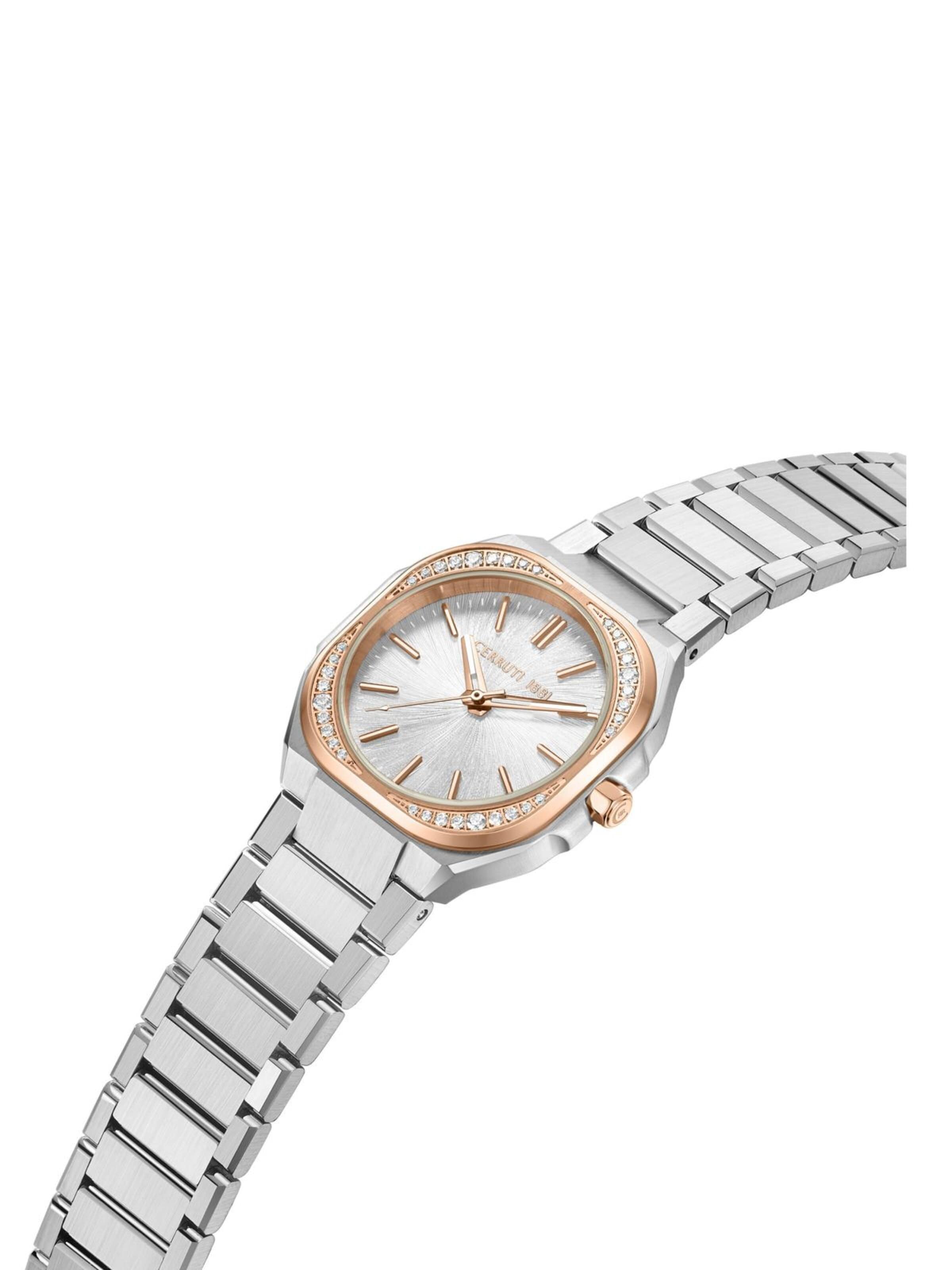 CERRUTI 1881 Analogové hodinky 'Watch LEADRI' – stříbrná