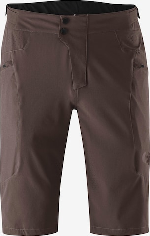 GONSO Workout Pants 'Valdes' in Brown: front