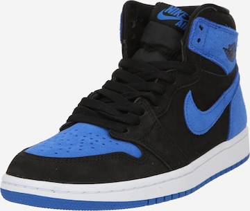 Jordan High top trainers Air Jordan 1 in Royal Blue Black ABOUT YOU