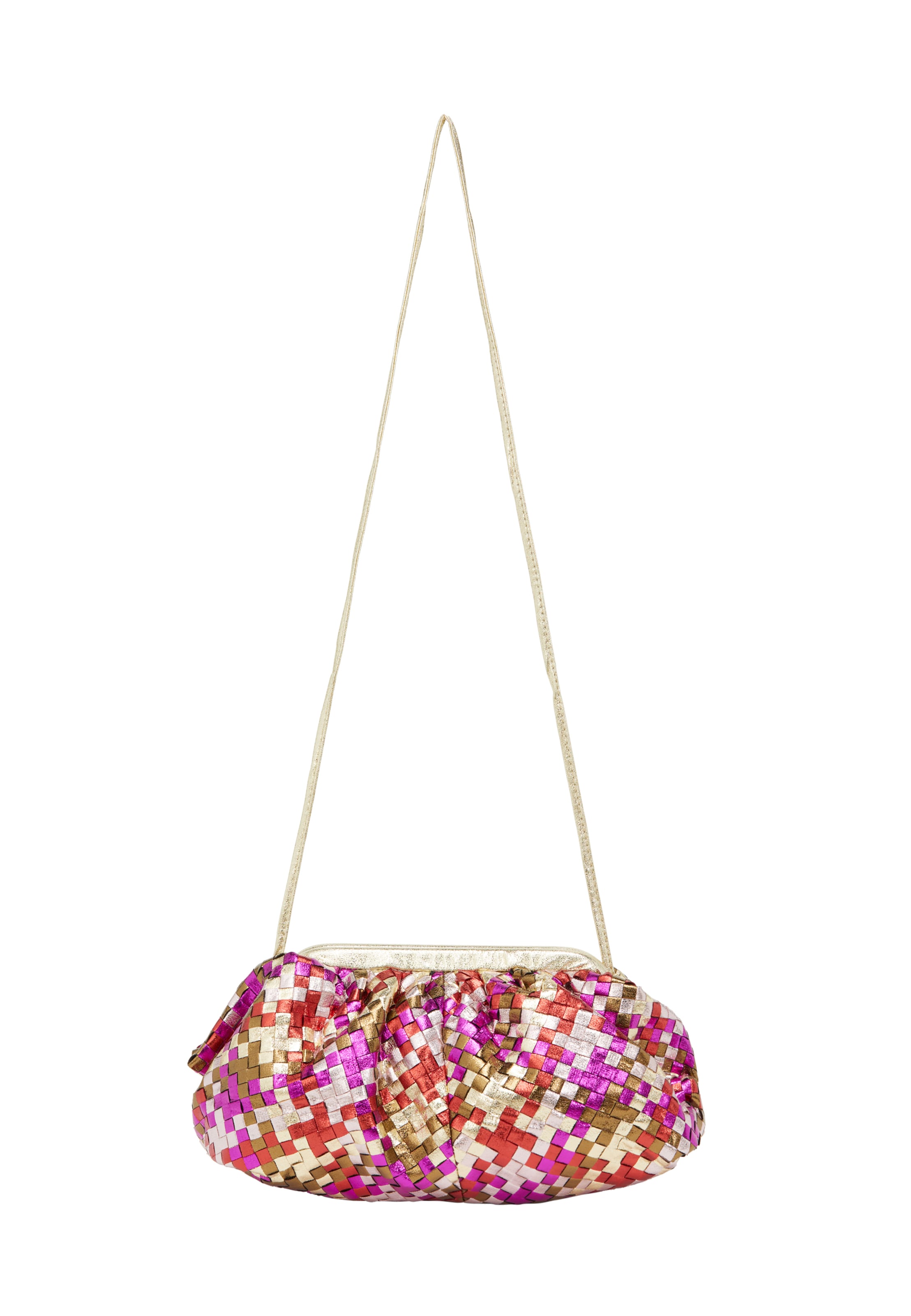 arany / sötét narancssárga / rózsaszín NAEMI Party táska, Termék nézet