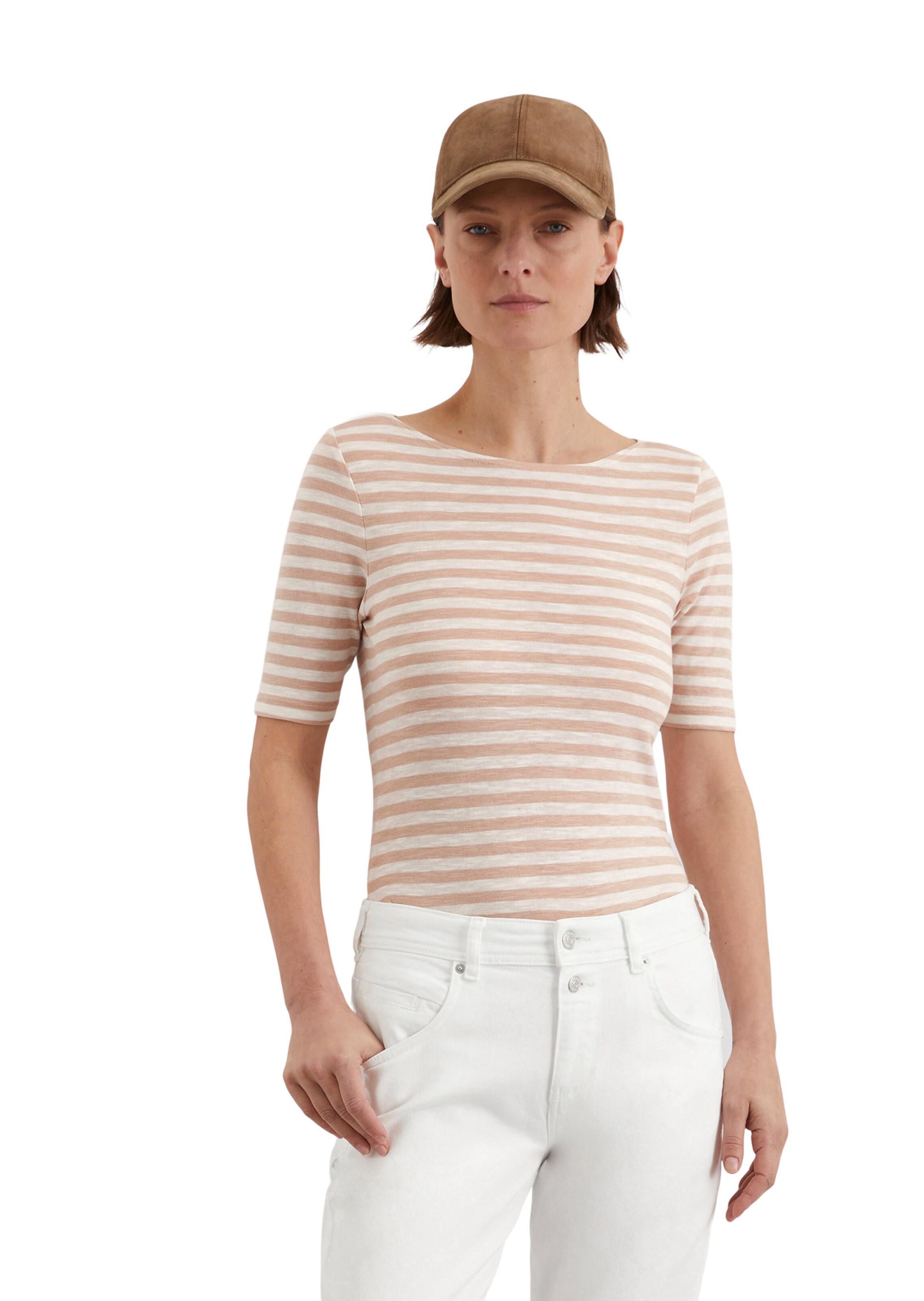 Marc O'Polo Shirt in Rood: voorkant