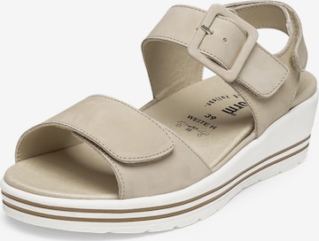 Sandalo di VITAFORM in beige: frontale