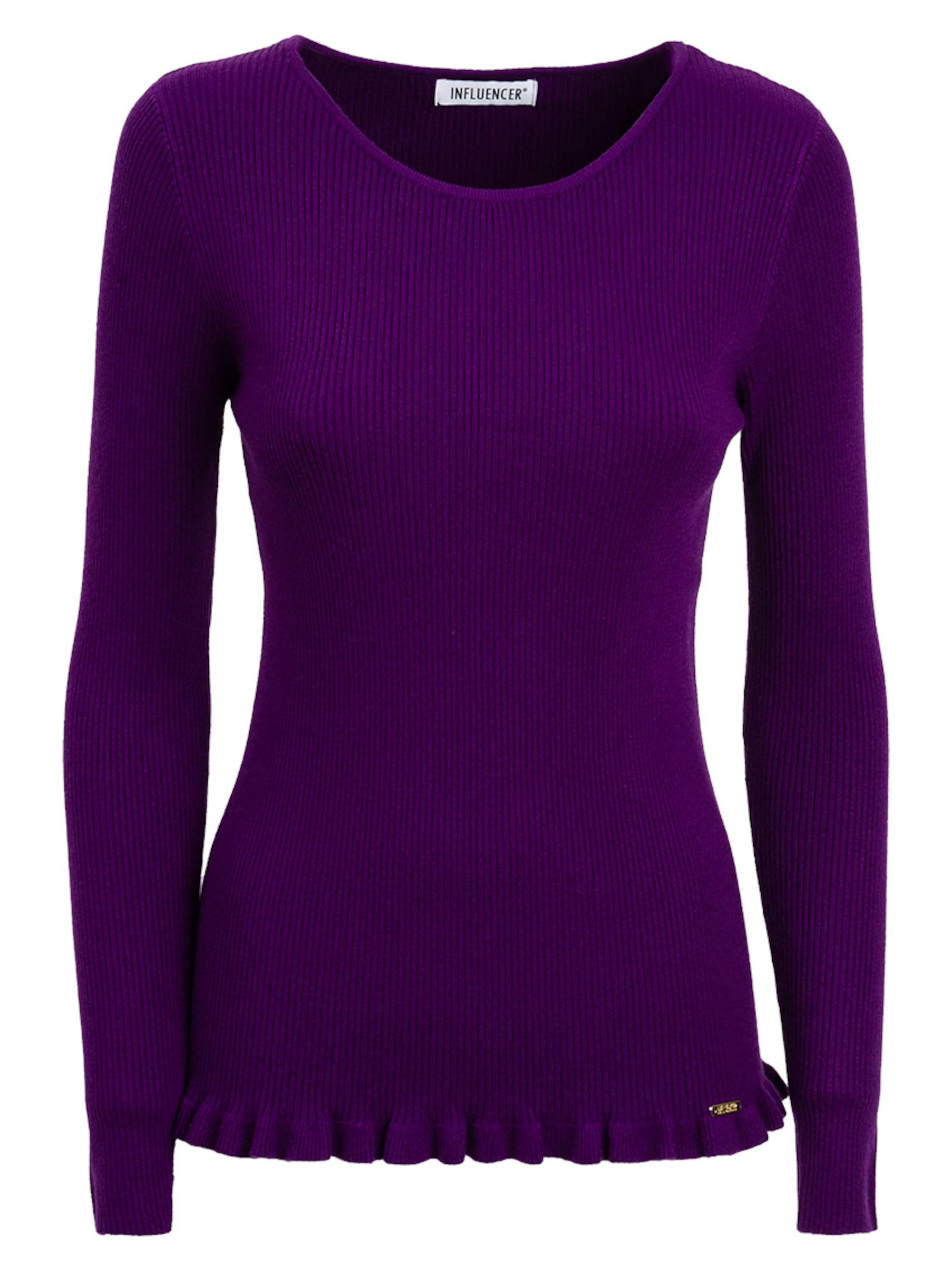 Influencer Sweater in Purple: front