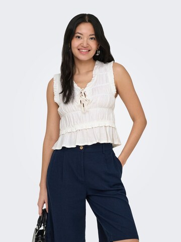 ONLY Bluse 'ONLGoa' i hvid: forside