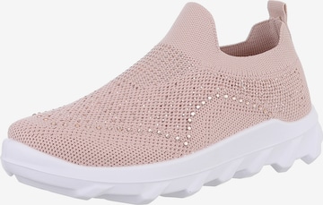 Ital-Design Slip-Ons in Pink: front