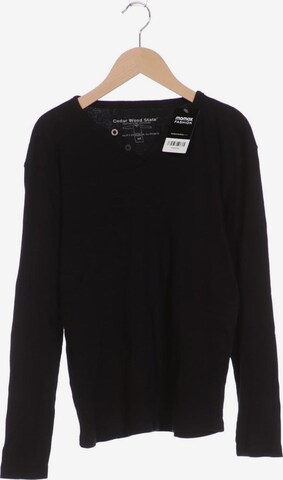 Cedar Wood State Shirt in M in Black: front