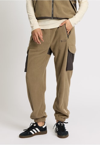 rethinkit studios Loose fit Cargo trousers 'Campire' in Brown: front