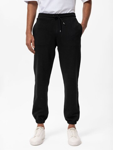 Cool Hill Tapered Broek in Zwart: voorkant