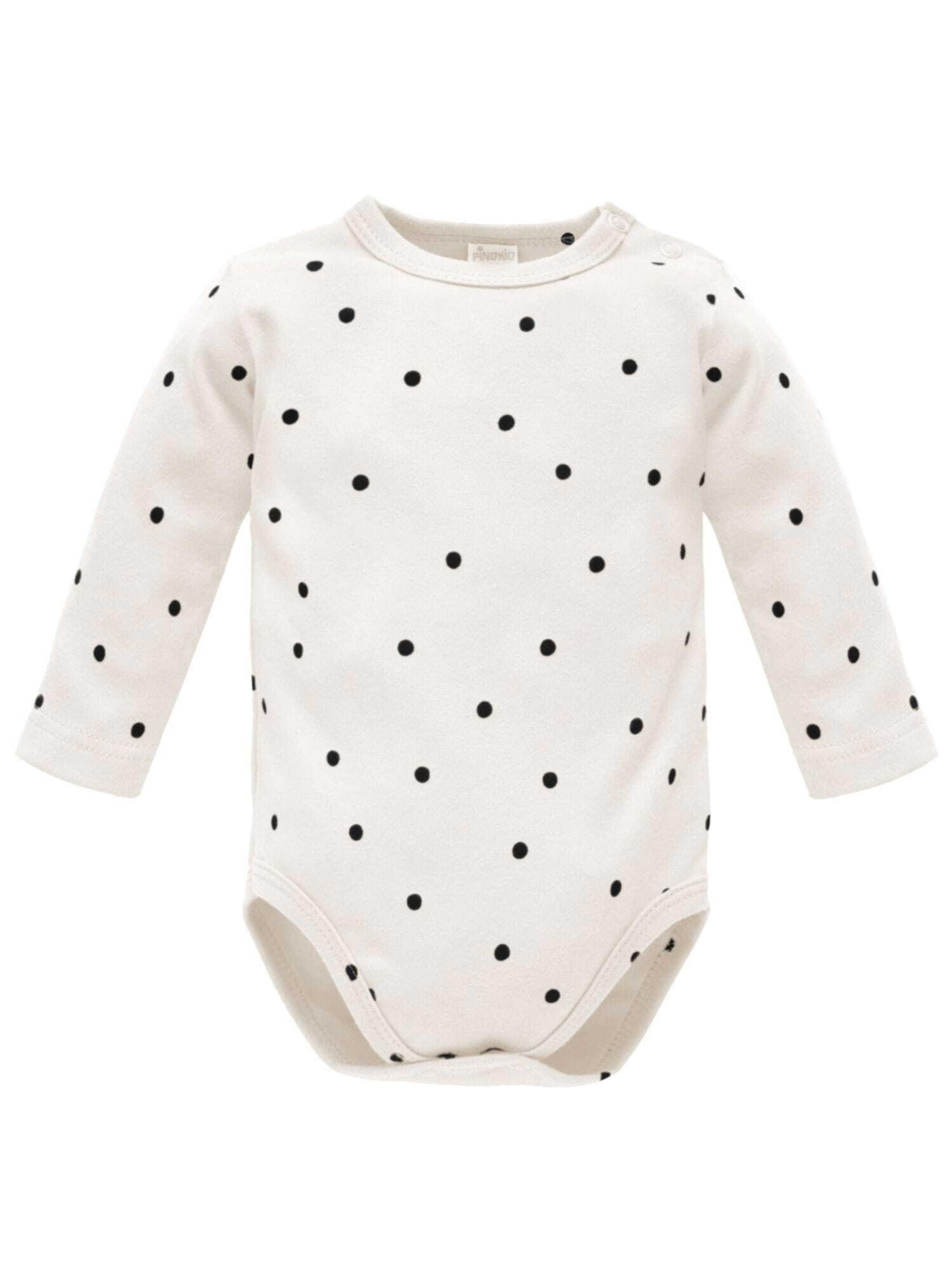 Pinokio Rompertje/body in Beige: voorkant