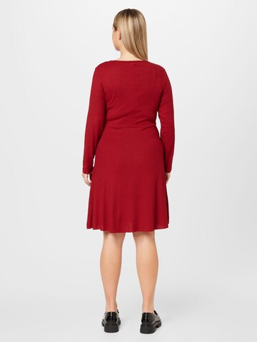 Trendyol Curve Obleka | rdeča barva