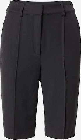 RÆRE by Lorena Rae Regular Pleated Pants 'Mia' in Black: front