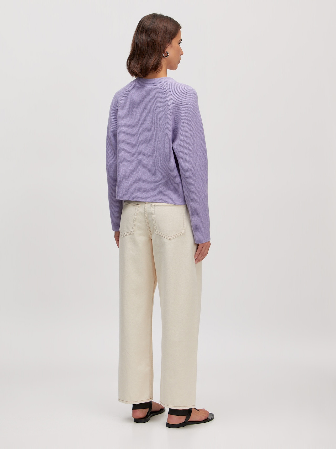 EDITED Produkte Strickjacke 'Logan' lila