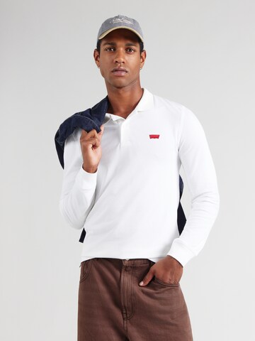 LEVI'S ® Poloshirt 'Housemark' in Weiß: Vorderseite