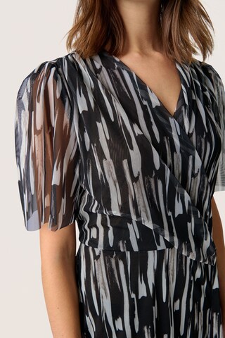SOAKED IN LUXURY - Vestido 'SLAvetta' en negro