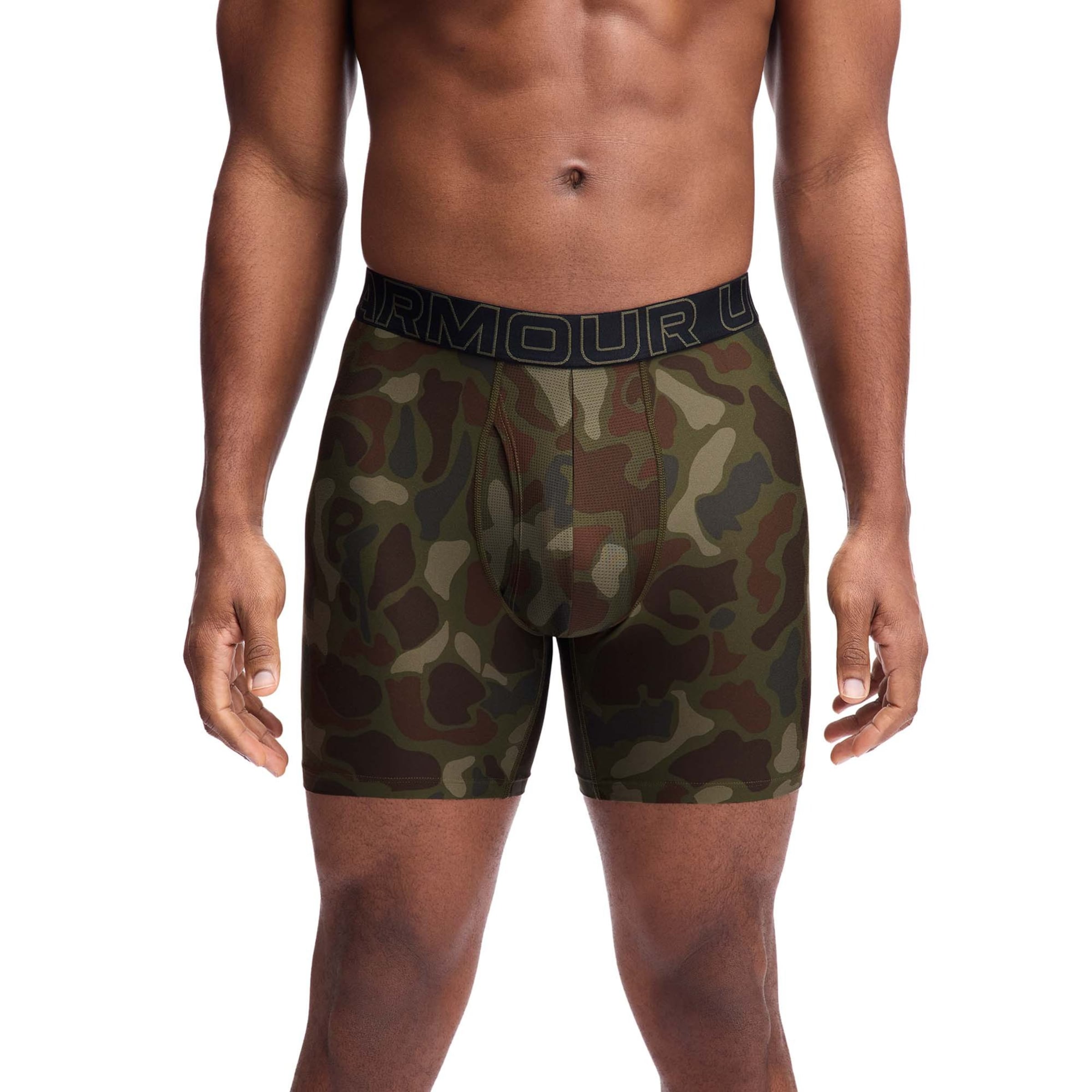 UNDER ARMOUR Boxer shorts in Green: front