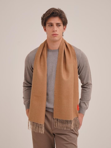 Sacred Valley Scarf 'Puna' in Beige: front