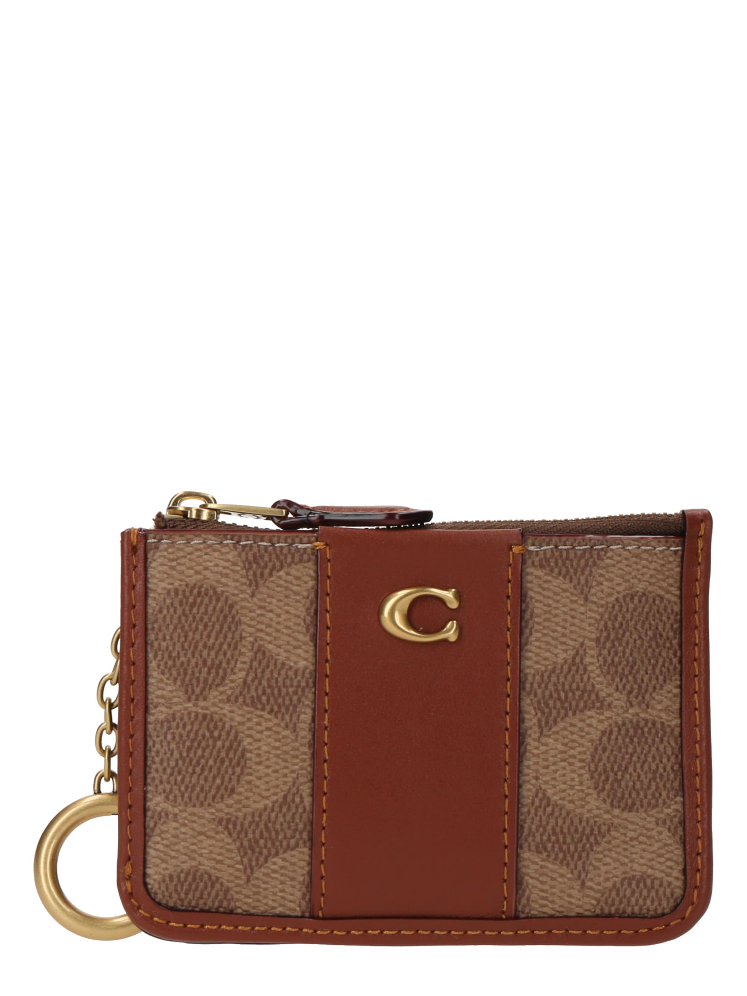 Étui COACH en marron : devant