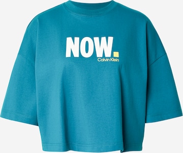 Calvin Klein JeansMajica - plava boja: prednji dio