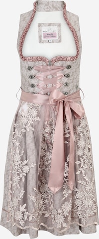 rozā MARJO "Dirndl" stila kleita 'Josefa': no priekšpuses