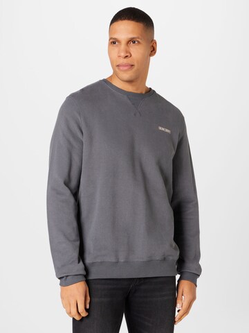 BLENDSweater majica - siva boja: prednji dio