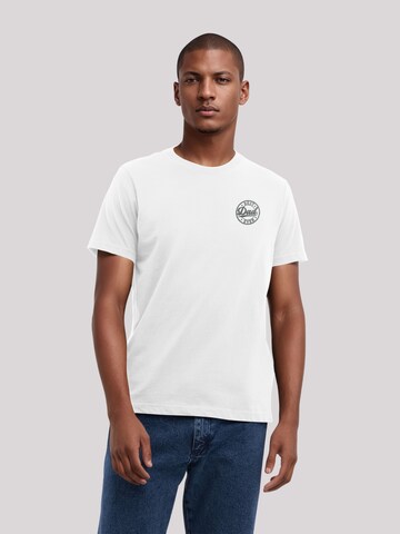 F4NT4STIC Shirt 'Best Dad Ever' in Wit: voorkant