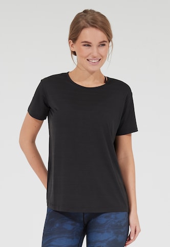 Athlecia Performance Shirt 'LIZZY' in Black: front