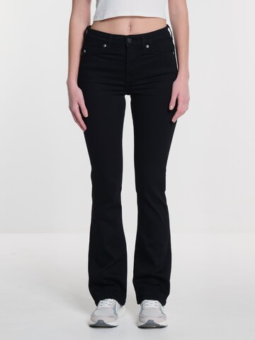 BIG STAR Bootcut Jeans 'Adela' in Zwart