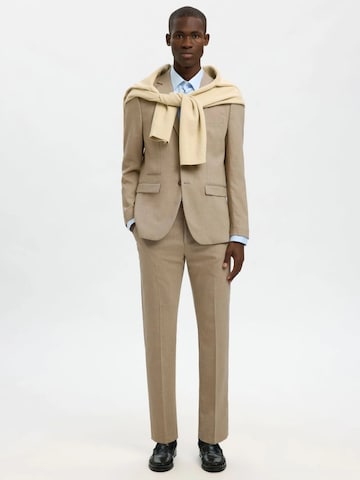 Regular fit Giacca da completo '16087868' di SELECTED in beige
