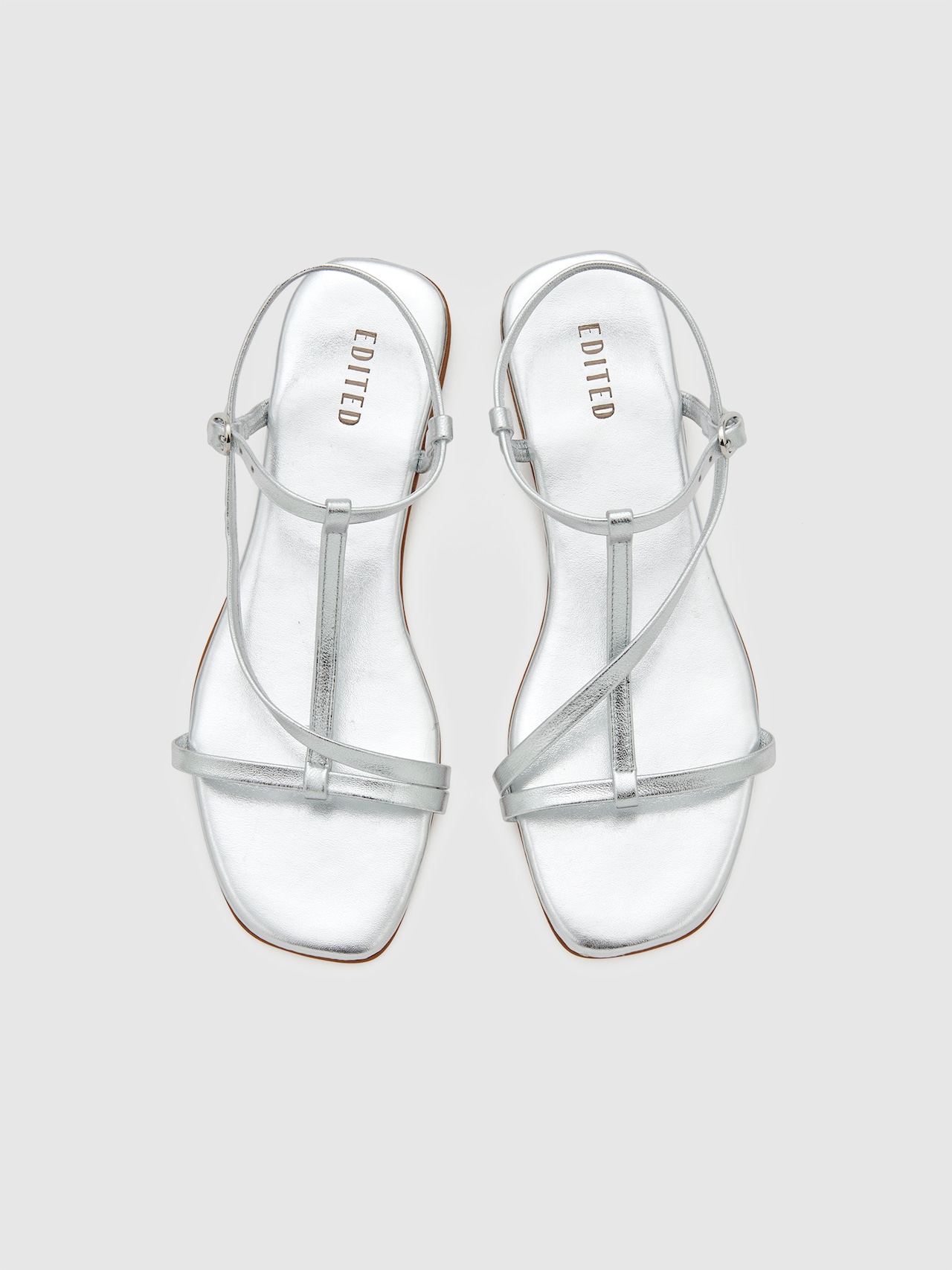 EDITED Sandaler med rem 'Toyah' sølv