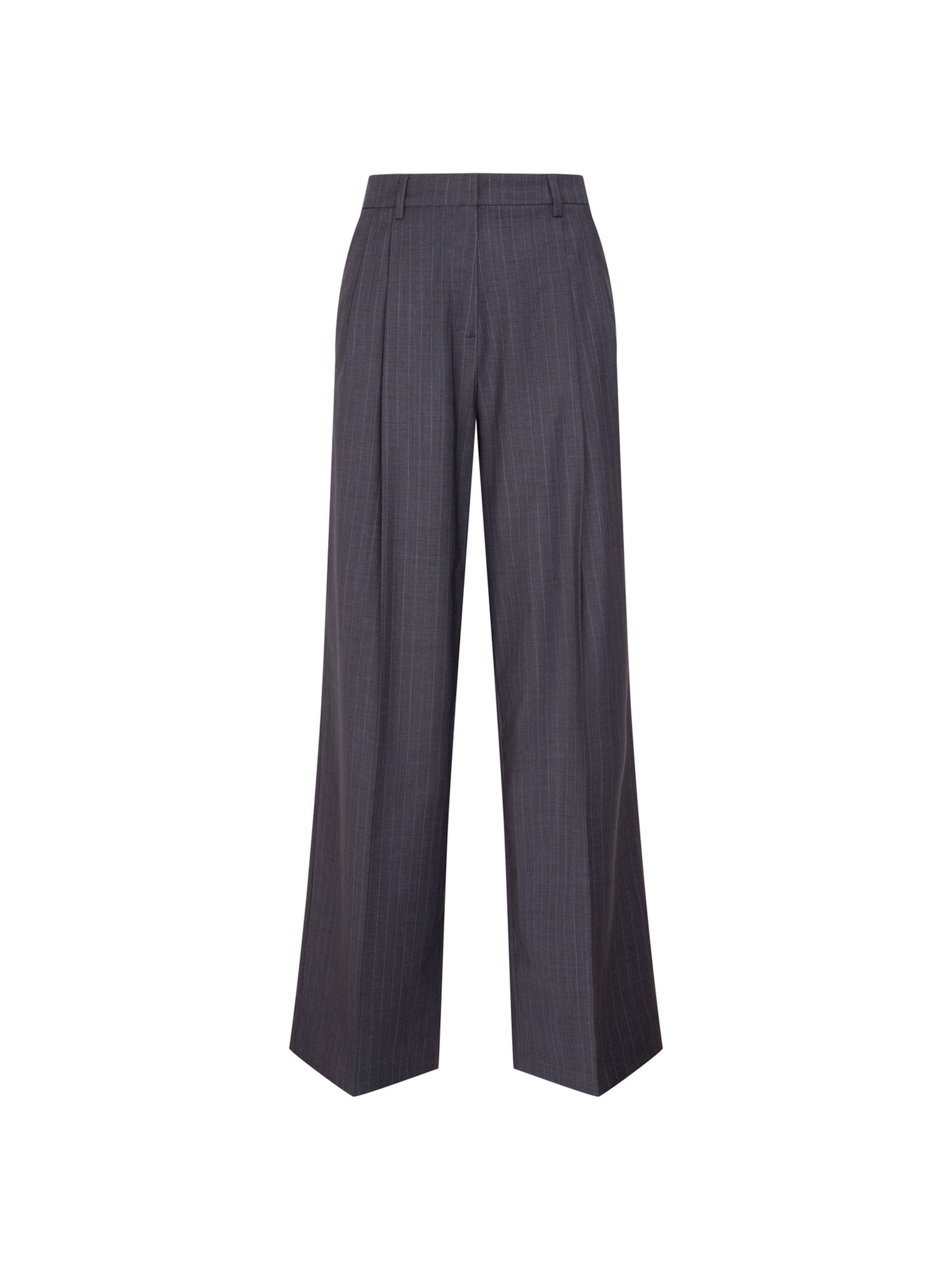 SEIDENSTICKER Regular Pantalon 'September Drop 252' in Grijs: voorkant