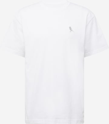 T-Shirt Cleptomanicx en blanc : devant