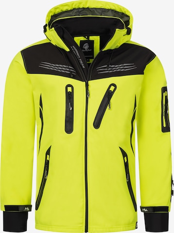Rock Creek Outdoorjacke in Gelb: Vorderseite
