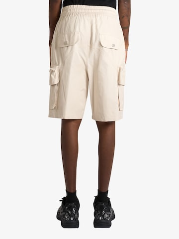 Yes London Loosefit Cargobroek in Beige