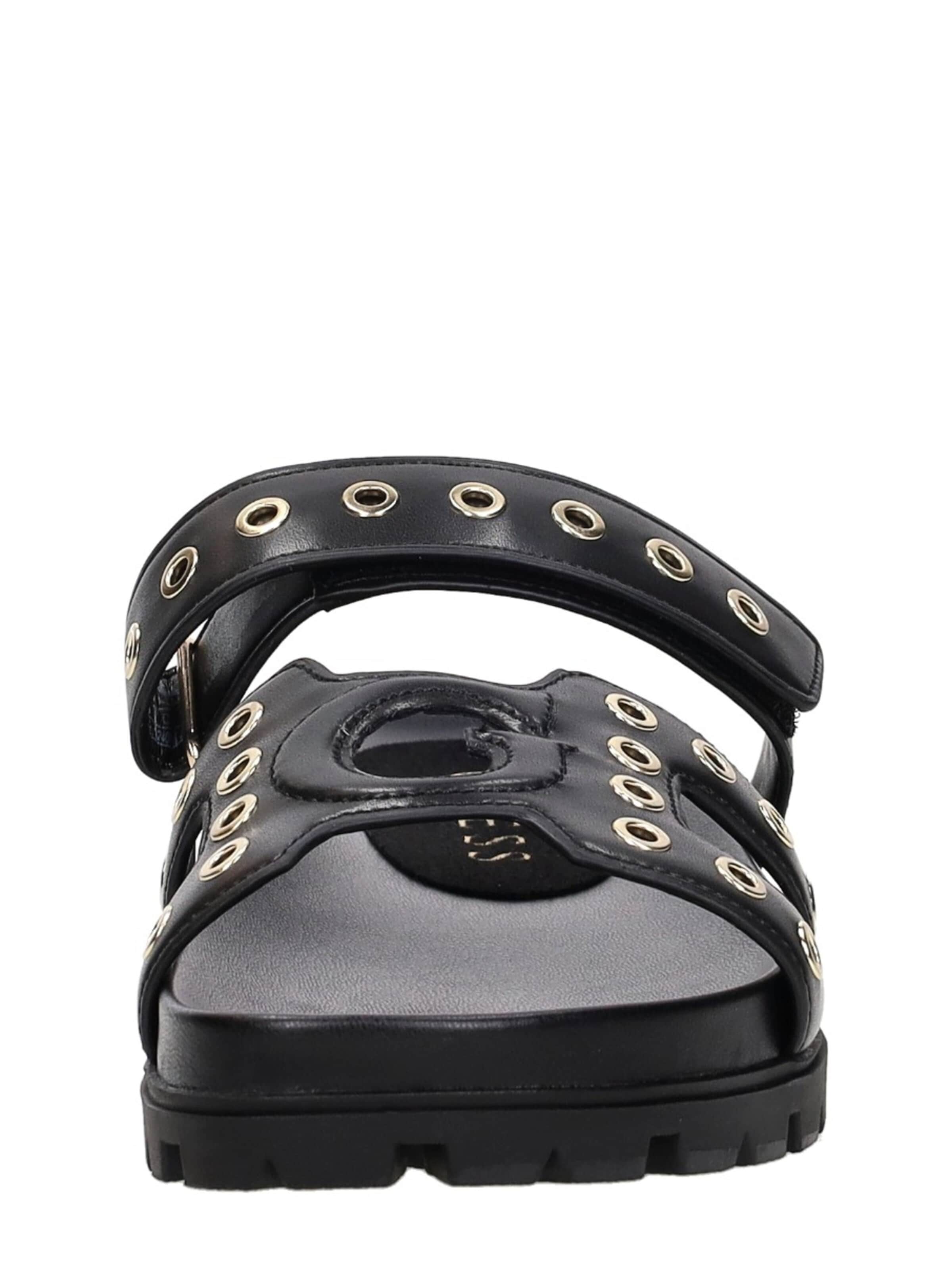 GUESS Muiltjes 'Fashie' in Zwart