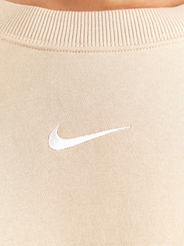 Nike Sportswear Sweatshirt 'Phoenix Fleece' in Brown